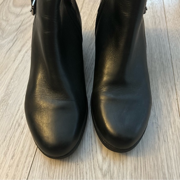 GEOX Black Genuine Leather Boots - Picture 9 of 14